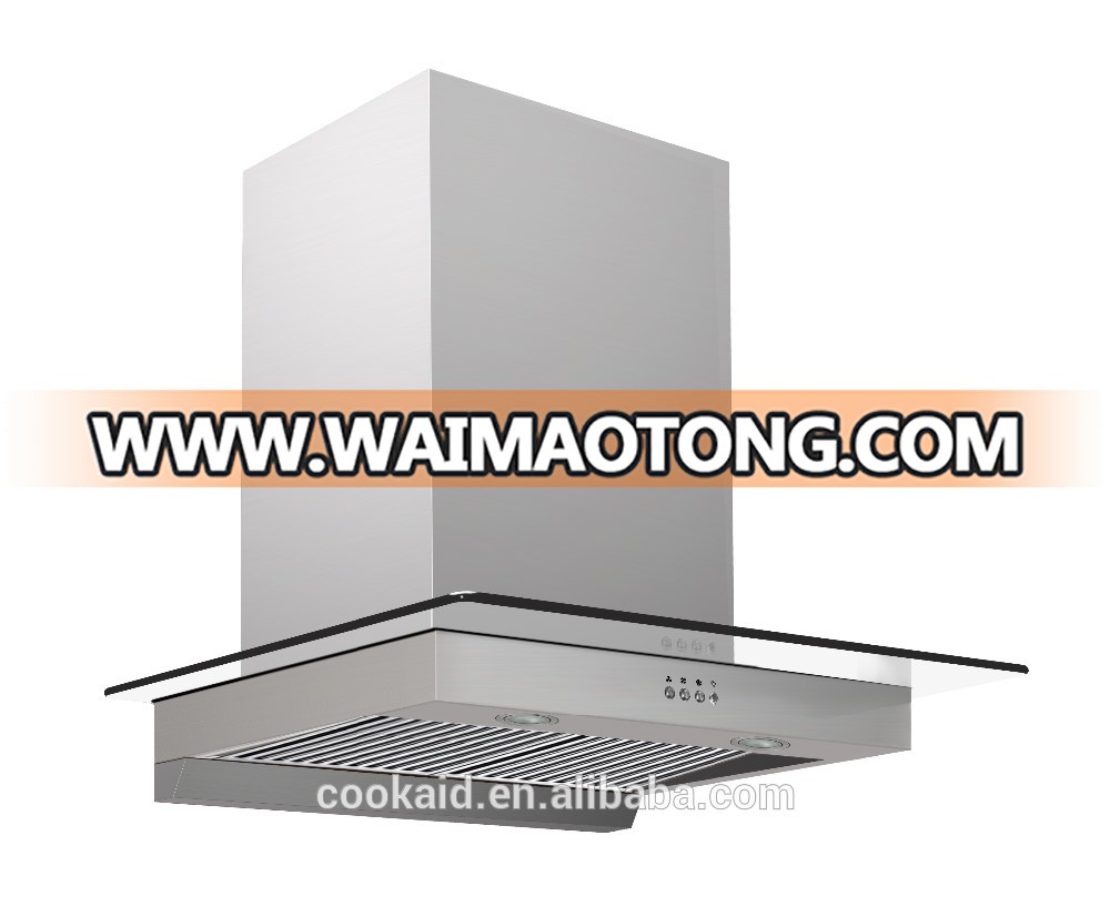 Heat Auto Clean Glass Kitchen Chimney Hood