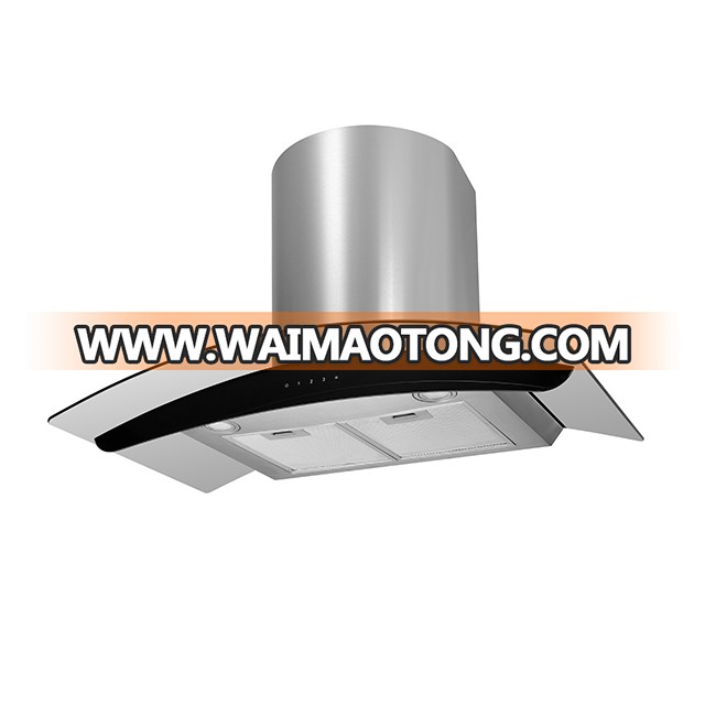 Glass Auto Clean Kitchen Range Hood